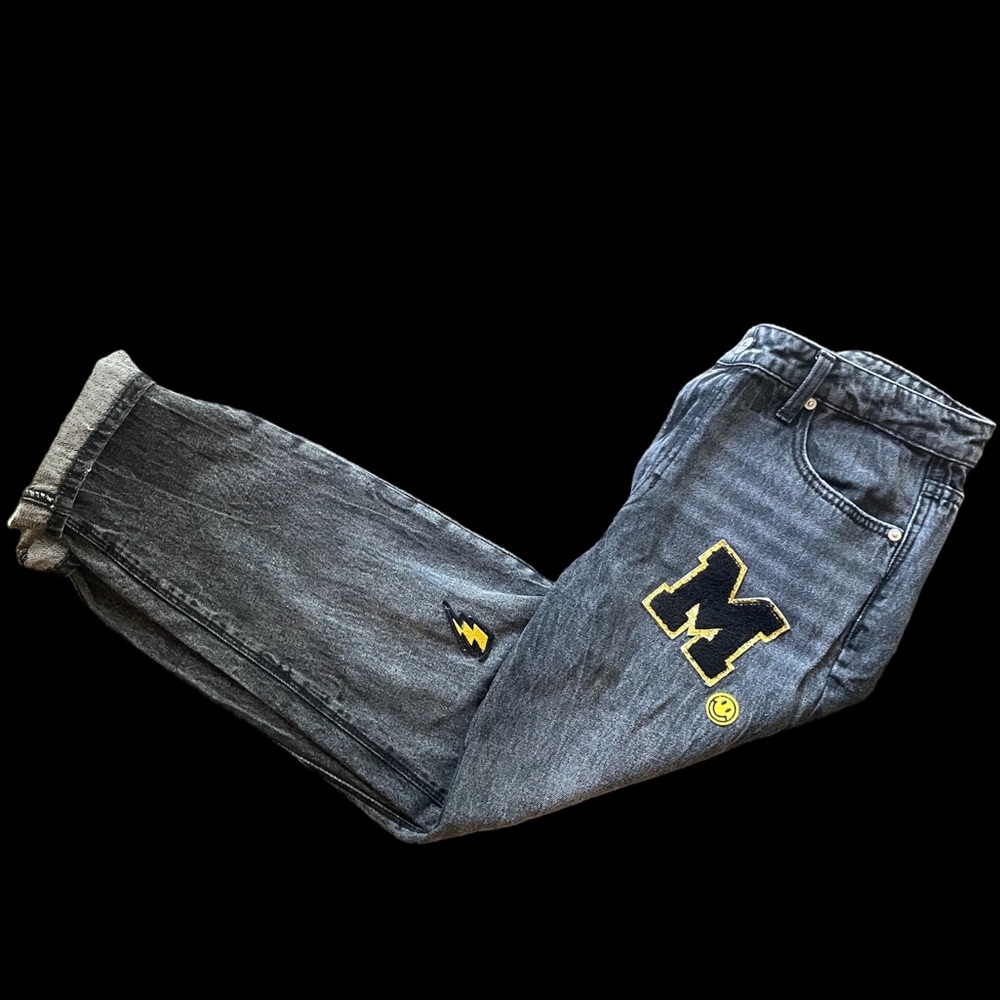 No Boundaries Size 13 Cartoon/Comic Patches Charcoal Black Factory Faded Washed - Picture 3 of 8